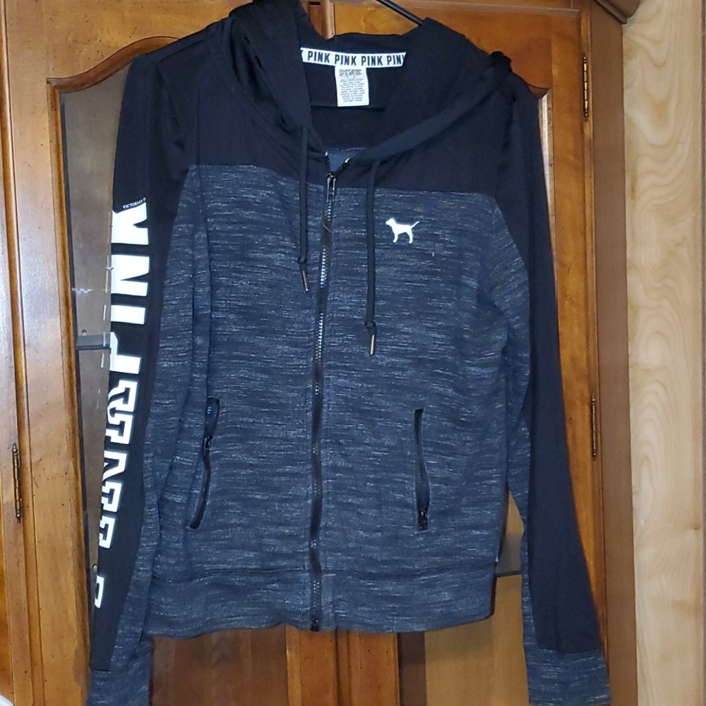 Pink zip up